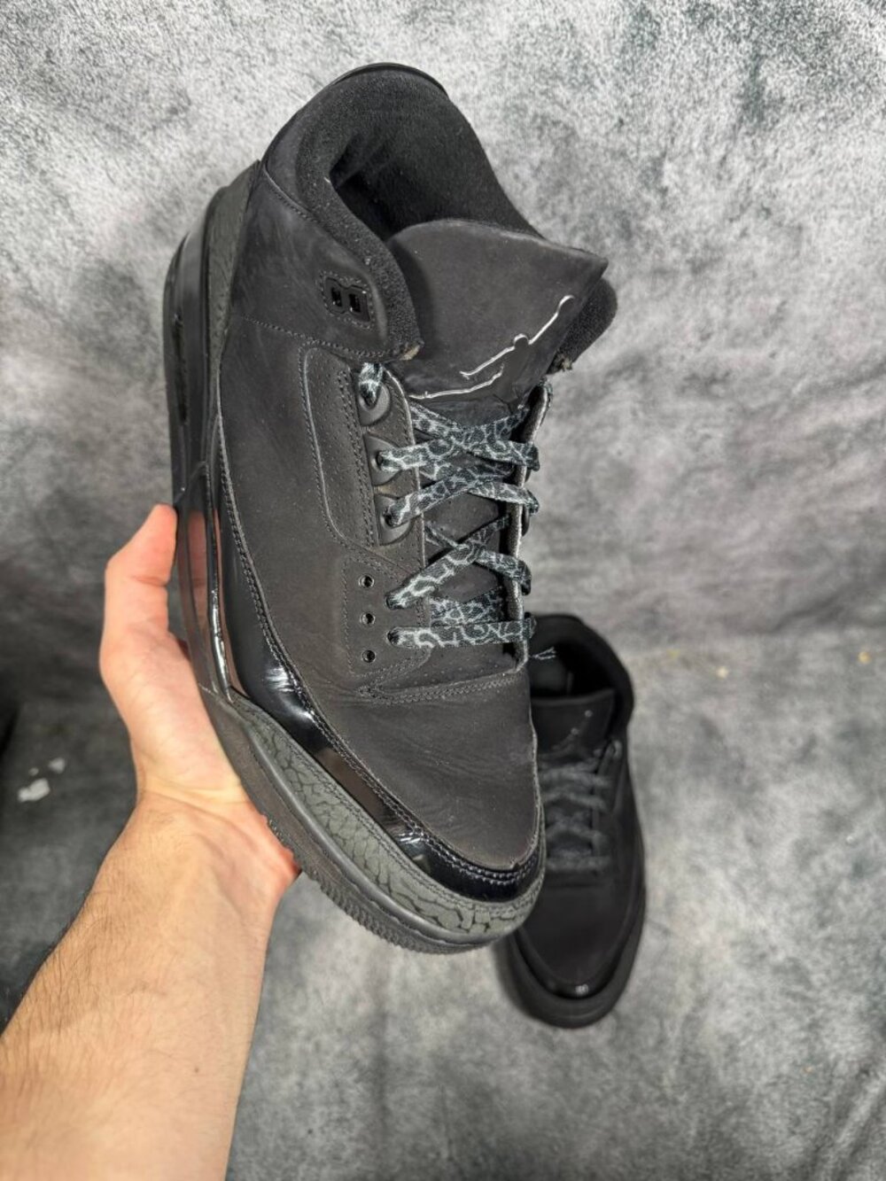 Size 13 | Jordan 3 Black Cat No Box | Pre-Owned